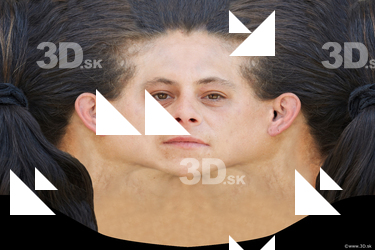 Female head texture