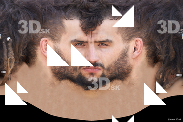 Male head texture