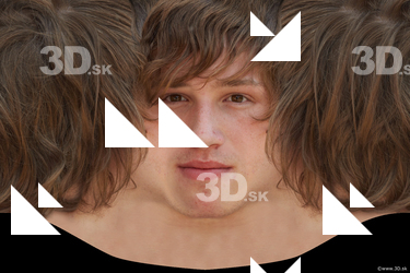 Male head texture