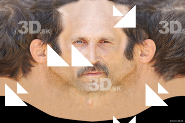 Male head texture