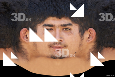Male head texture