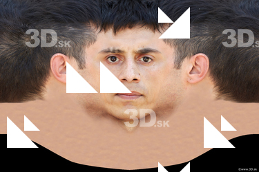 Male head texture