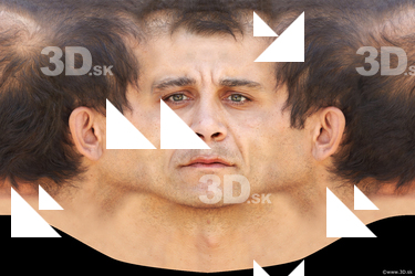 Male head texture