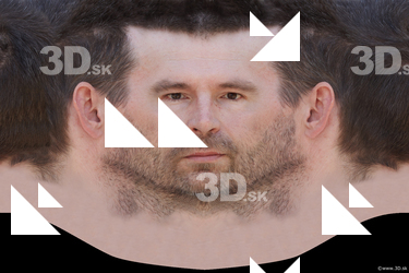 Male head texture