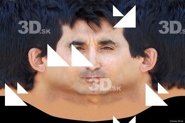 Male head texture