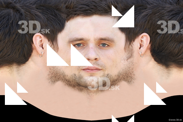 Male head texture