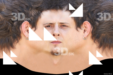 Male head texture