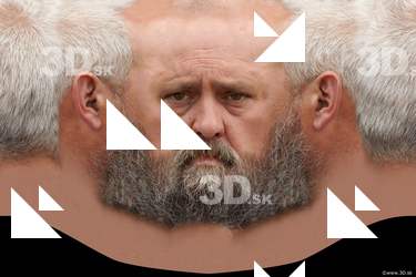 Male head texture