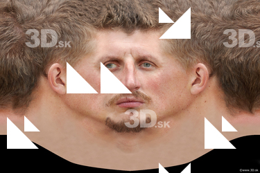 Male head texture