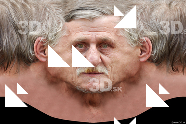 Male head texture