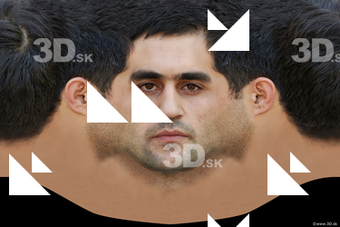 Male head texture