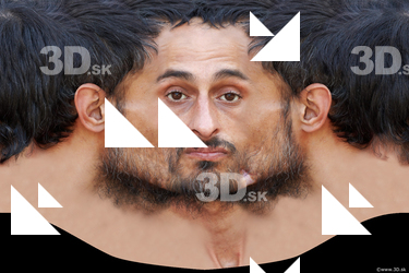 Male head texture