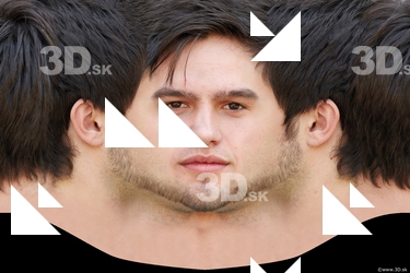 Male head texture