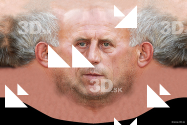 Male head texture