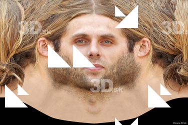 Male head texture