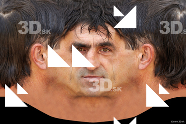 Male head texture