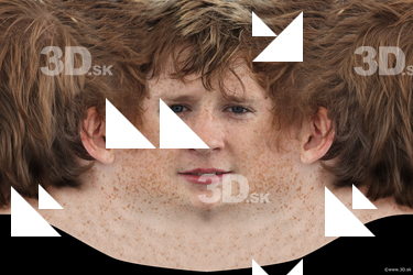 Male head texture