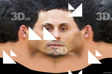 Male head texture