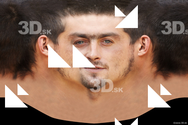 Male head texture