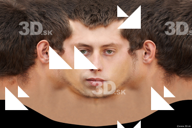 Male head texture