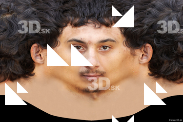 Male head texture