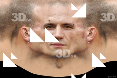 Male head texture