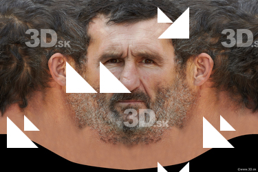Male head texture