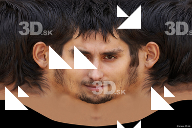 Male head texture