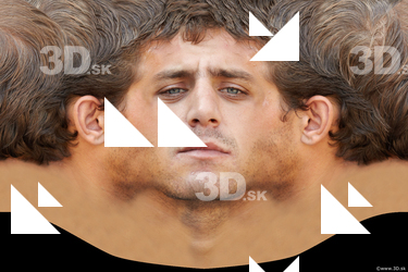 Male head texture