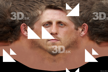 Male head texture