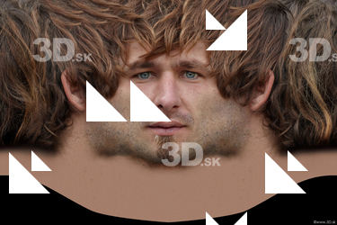Male head texture