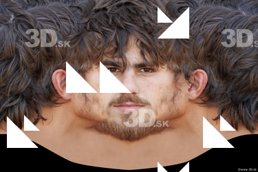 Male head texture