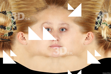 Female head texture