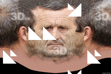 Male head texture