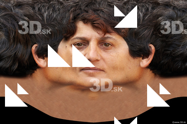 Female head texture