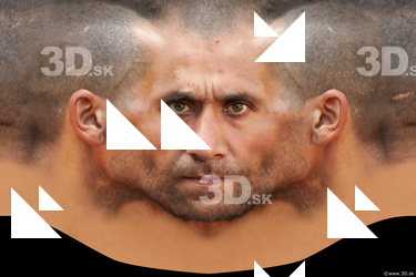 Male head texture