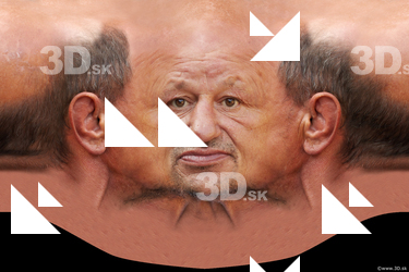 Male head texture