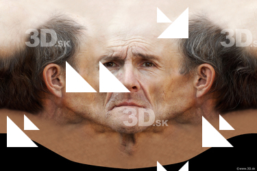 Male head texture