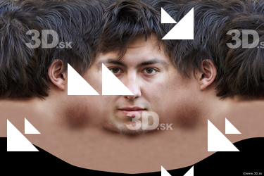 Male head texture