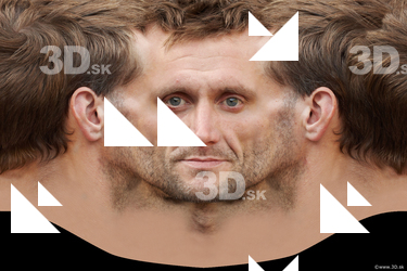 Male head texture