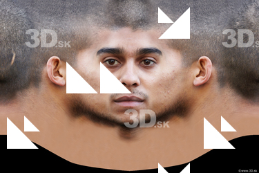 Male head texture