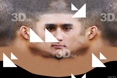Male head texture