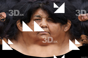 Female head texture