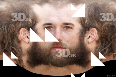 Male head texture