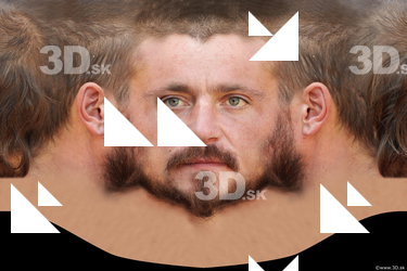 Male head texture
