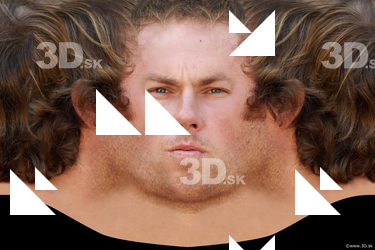 Male head texture