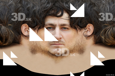 Male head texture
