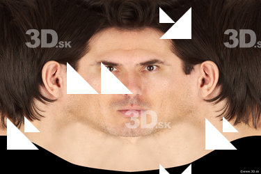 Male head texture