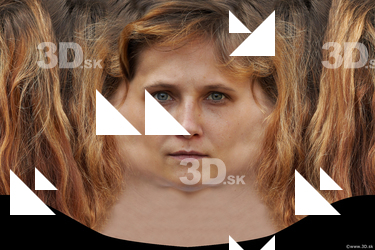 Female head texture