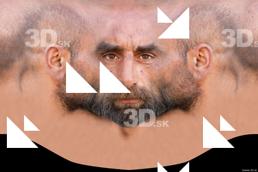 Male head texture